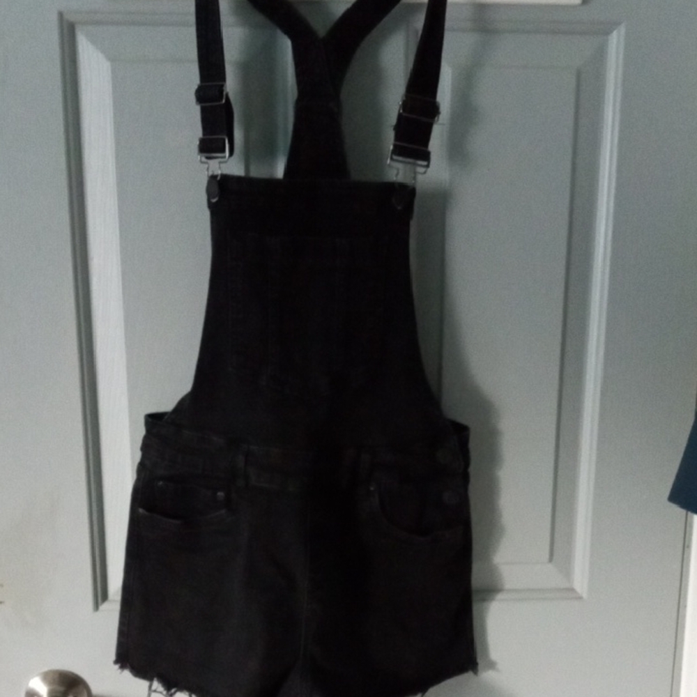 Bluenotes Charcoal Denim Overalls